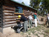 Tauck Tours volunteers at White Grass Ranch Tauck Tours volunteers at White Grass Ranch