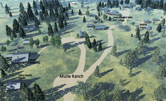 Murie Ranch Map
