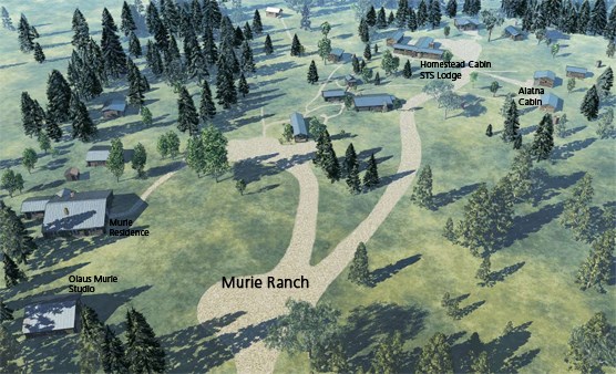 Murie Ranch Map Murie Ranch Map