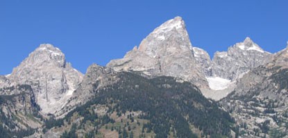 Teton Range first snow Teton Range first snow