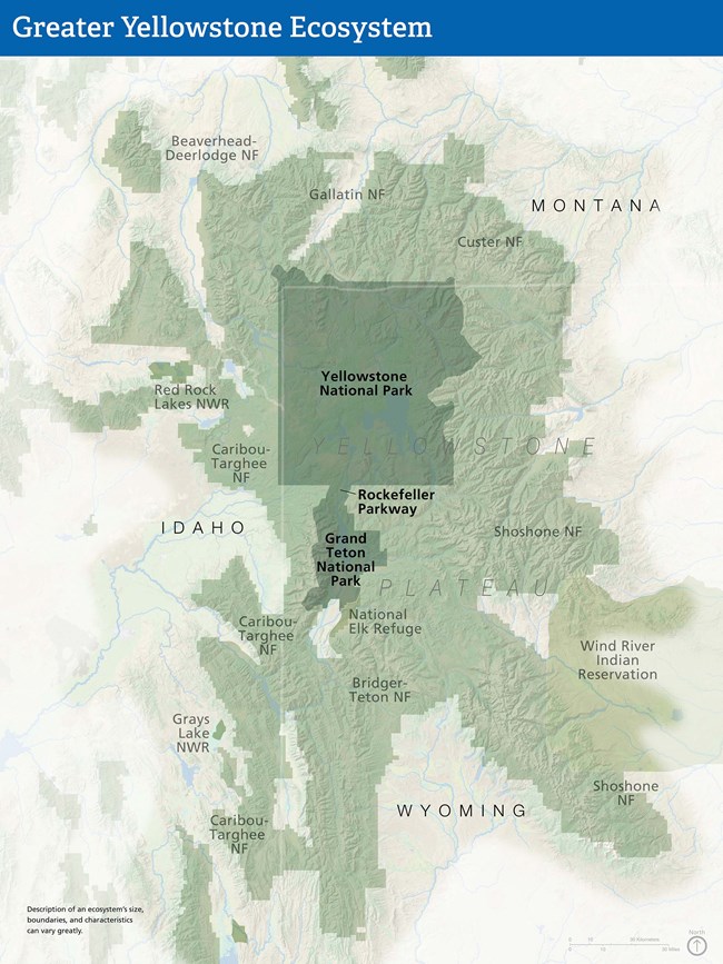 Greater Yellowstone Ecosystem Map