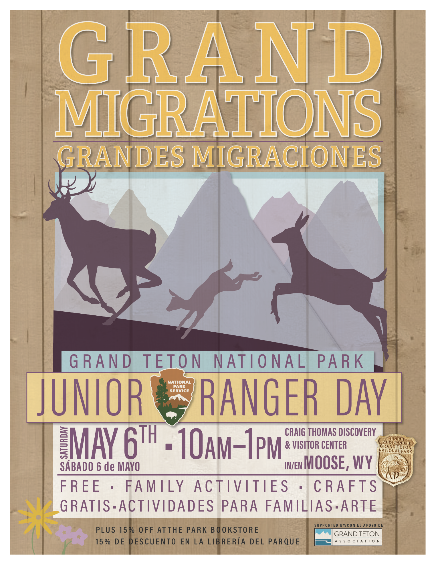 Grand Migrations Junior Ranger Day Poster Grand Migrations Junior Ranger Day Poster