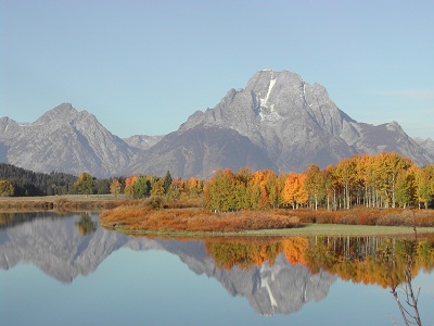 Oxbow Bend in Fall Colors, Photo Credit:NPS,Hattaway