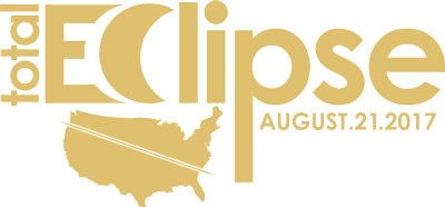Logo with text 2017 Total Eclipse, August 21, 2017
