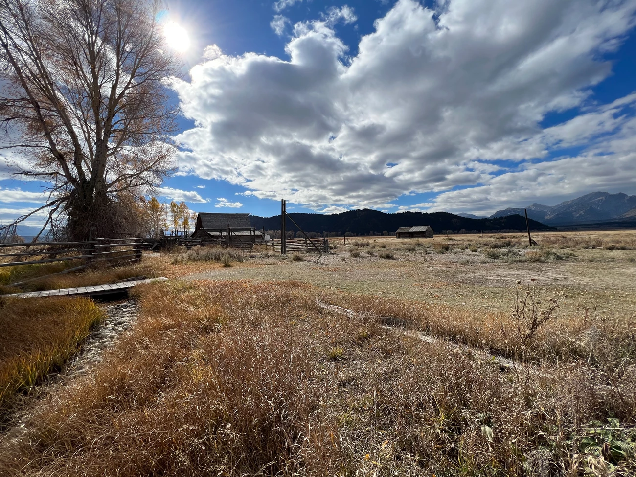 North Mormon Row view 2 View of John Mouton homestead