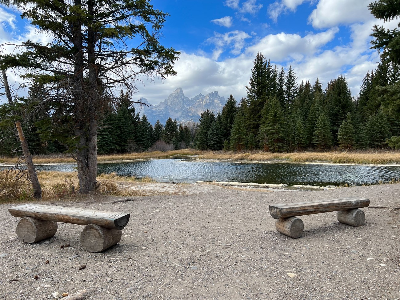 View of Tetons from Schwabacher Landing