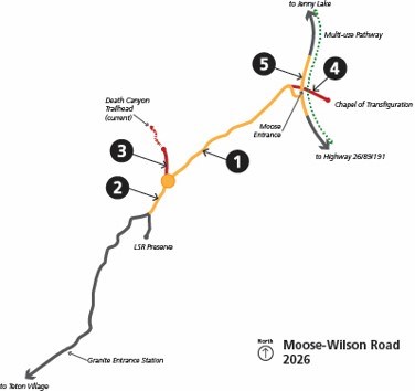 Moose Wilson Road map