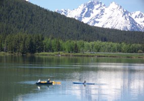 Canoeing Oxbow Bend Canoeing Oxbow Bend