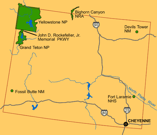 john d. rockefeller jr. memorial parkway map