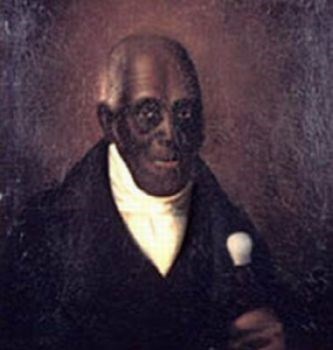 Portrait of elderly Black man