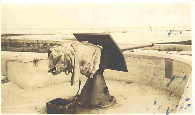 3 inch gun on Battery Trueman