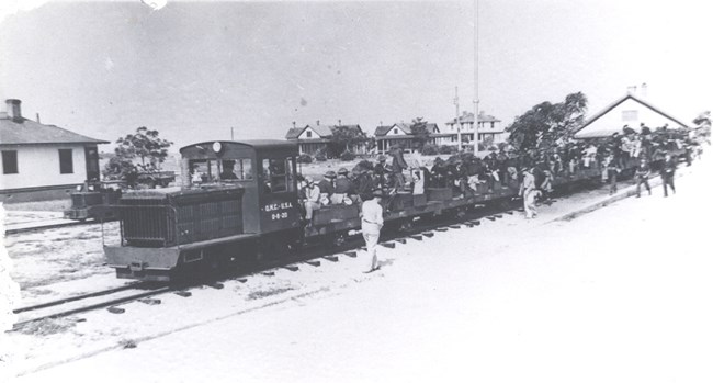 Railroad at Fort Pickens in 1941