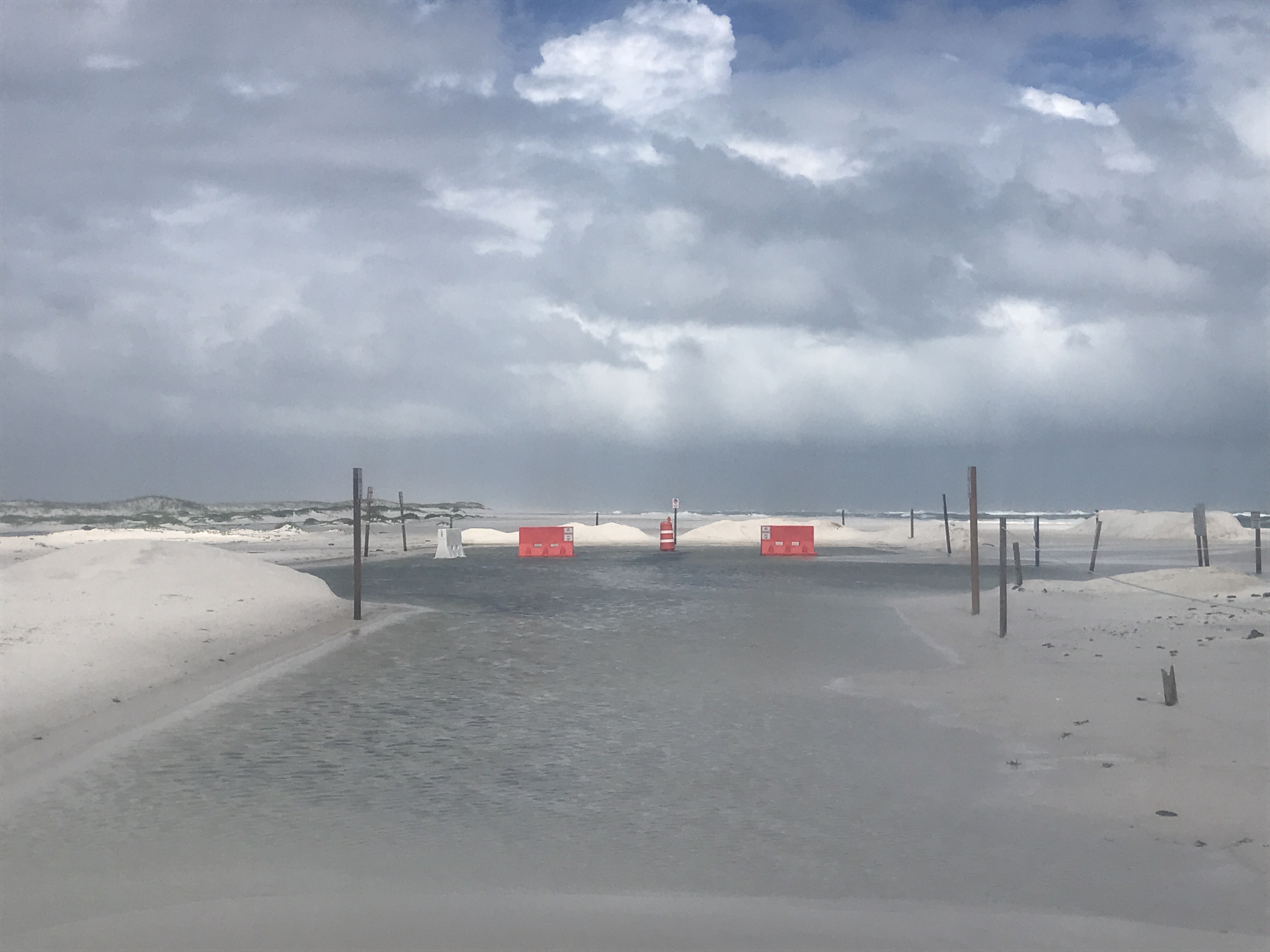 Fort Pickens Road flooding Fort Pickens Road flooding