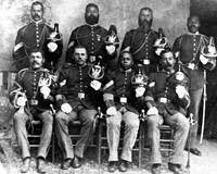 Non-commissioned black soldiers from the 9th cavalry Non-commissioned black soldiers from the 9th cavalry