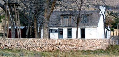 Frijole Ranch was headquarters for the Guadalupe Mountain Ranch. Frijole Ranch was headquarters for the Guadalupe Mountain Ranch.