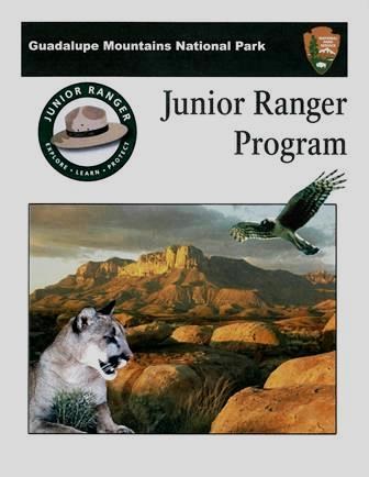 Guadalupe Mountains Jr. Ranger Booklet Guadalupe Mountains Jr. Ranger Booklet