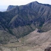 Guadalupe Peak from Hunter Peak