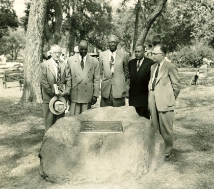 Park Dedication Ceremony, July 13, 1953