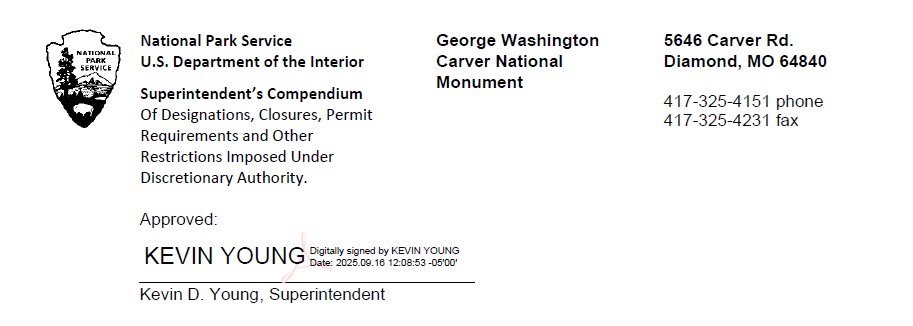 Signed Compendium Header NPS