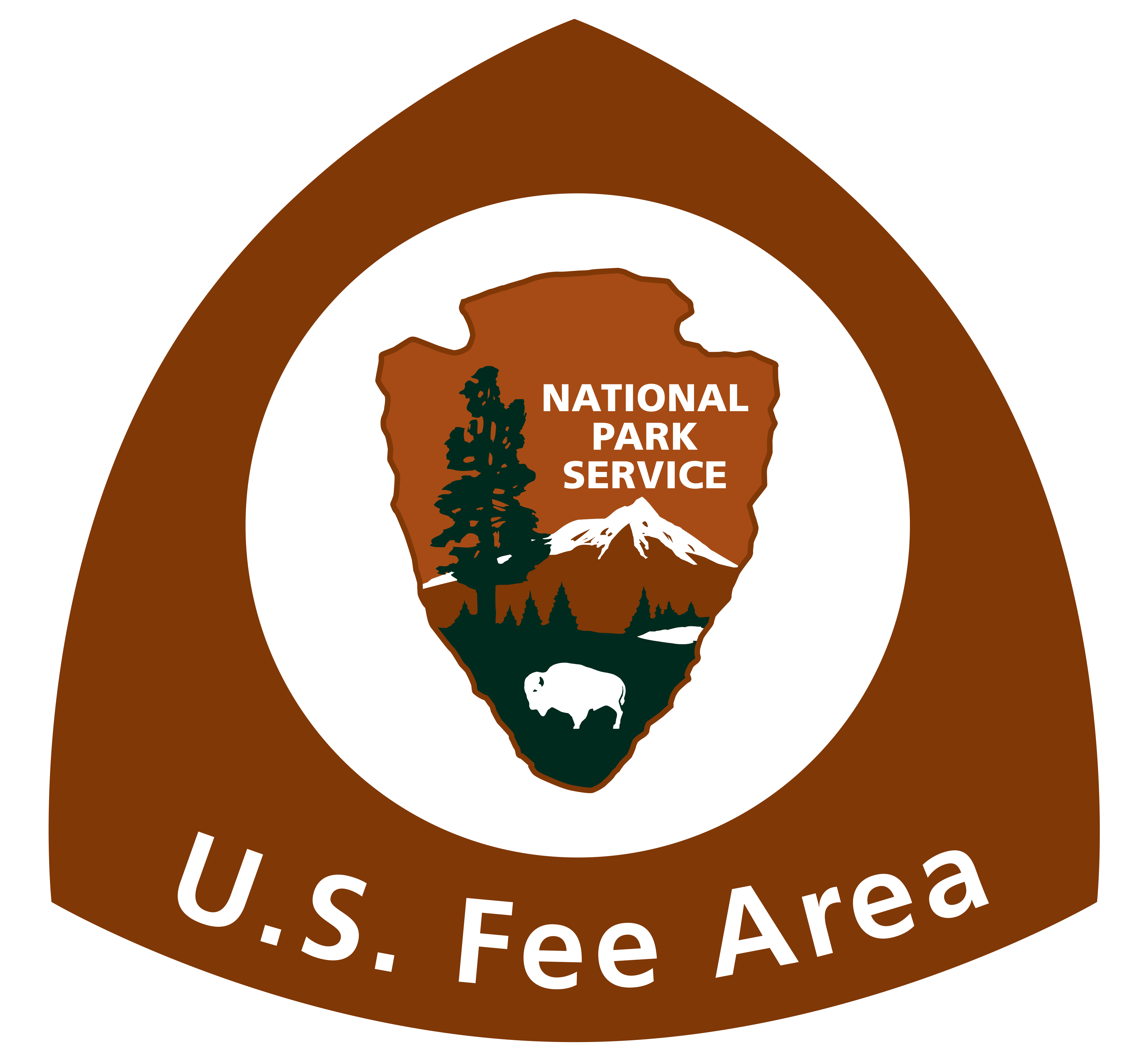 Shield with Arrowhead and US Fee Area