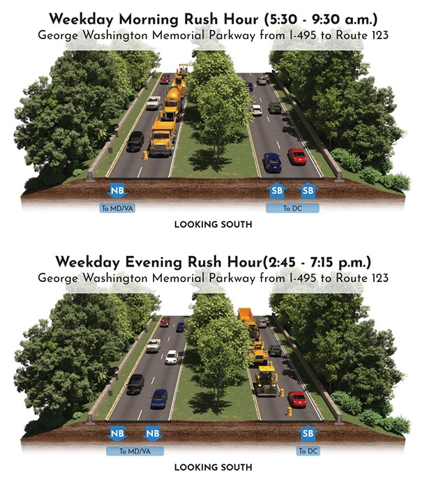 TrafficShiftJAN2024 A graphic depicting how the new traffic arrangement will look.