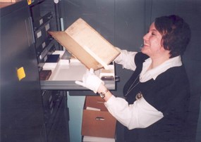 Erin Anderson performs curatorial duties.