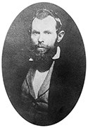 black and white image of Owen Brown