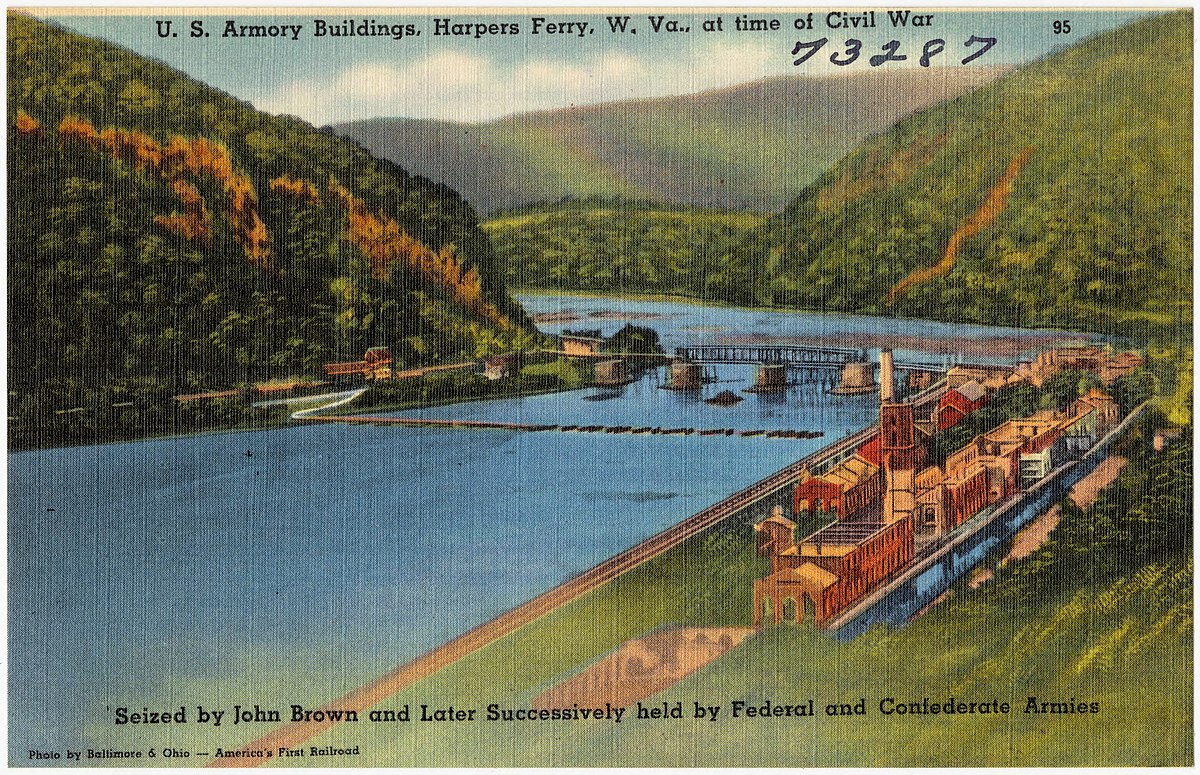 U. S. Armory buildings, Harpers Ferry, W. Va., at time of Civil War