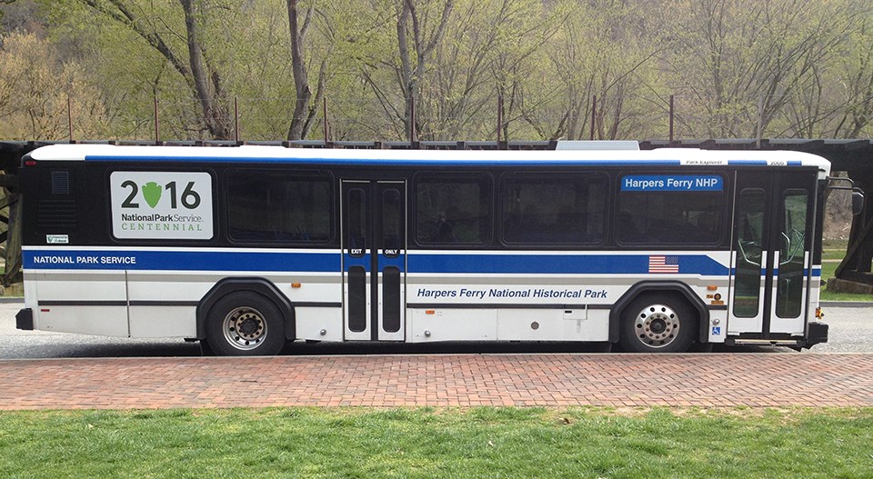 Harpers Ferry NHP shuttle bus