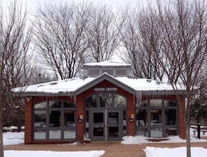 Visitor Center in winter