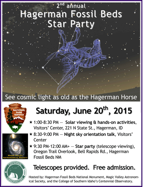 Join us for our 2nd Star Party!