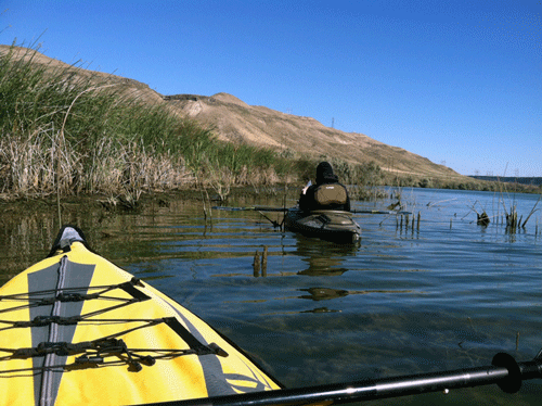 Kayaking on the Snake River Kayaking on the Snake River