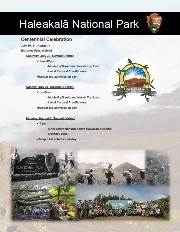 Haleakalā Centennial Celebration Poster