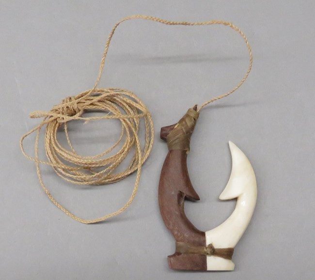 wood and bone fishhook