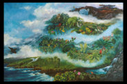Haleakalā Life Zones and Native Species Mural Haleakalā Life Zones and Native Species Mural