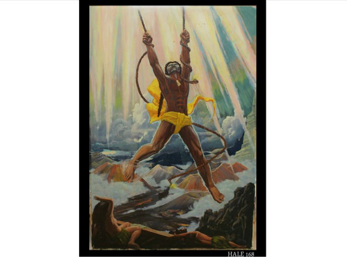 The Demigod Maui Snaring the Rays of the Sun The Demigod Maui Snaring the Rays of the Sun