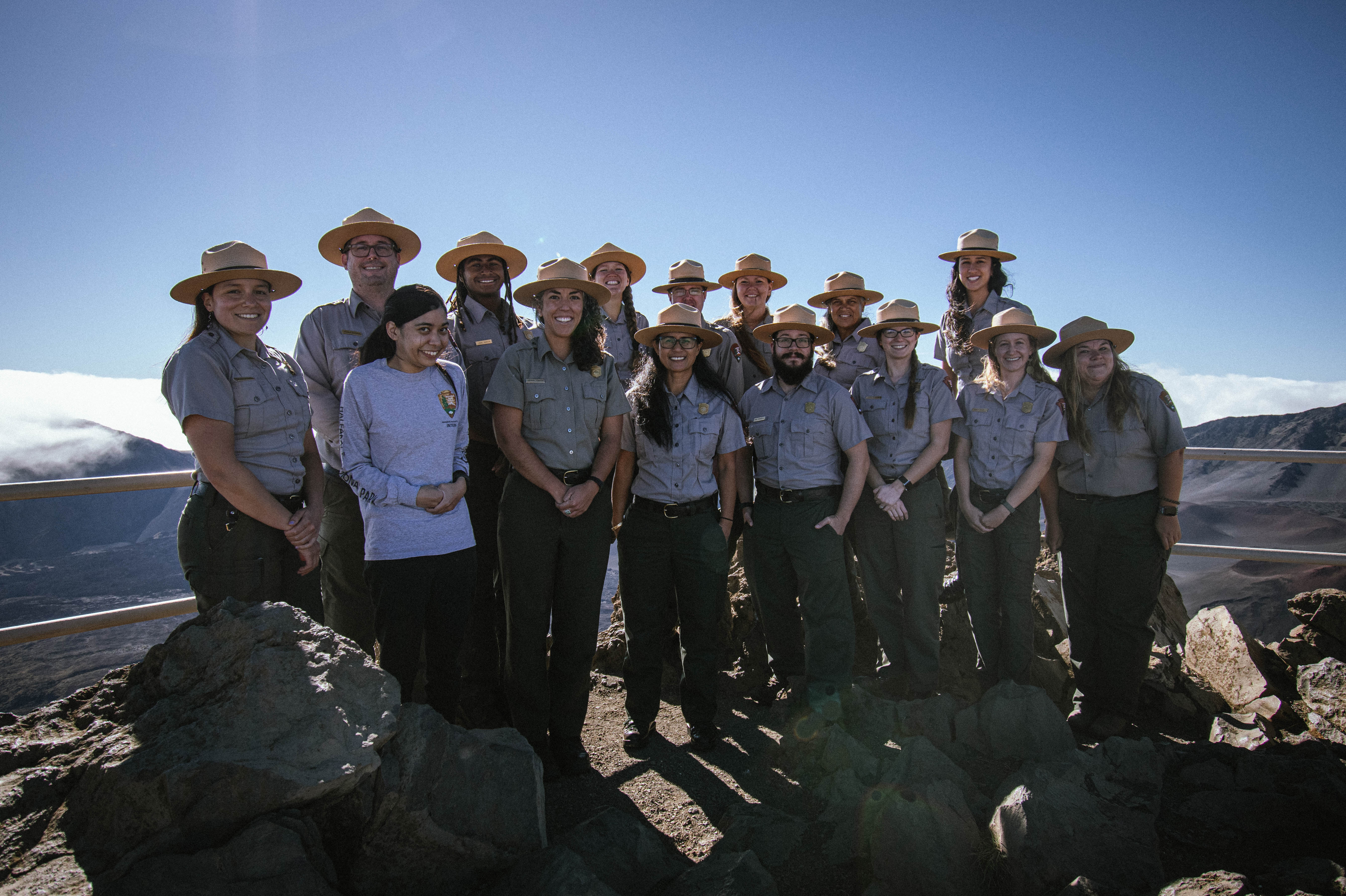 Park Rangers at Haleakala National Park Park Rangers at Haleakala National Park