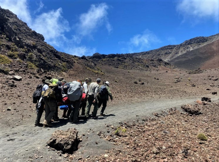 National Park Service emergency responders carry out hypothermic visitor 7_21_22 National Park Service emergency responders carry out hypothermic visitor 7_21_22