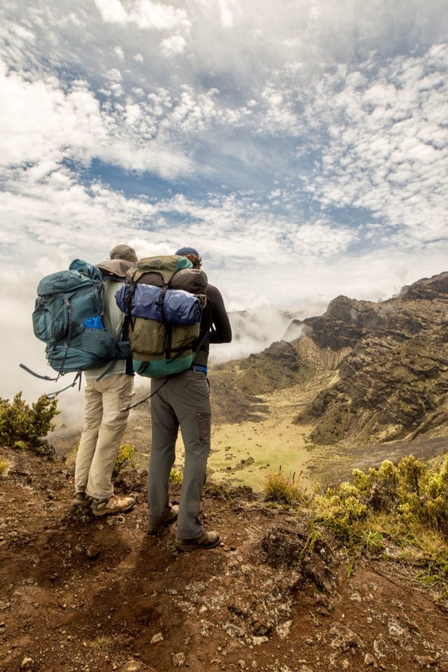hiking trails with camping