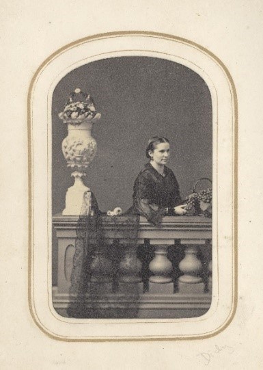 Historic black and white image of Eliza Ridgely White Buckler.