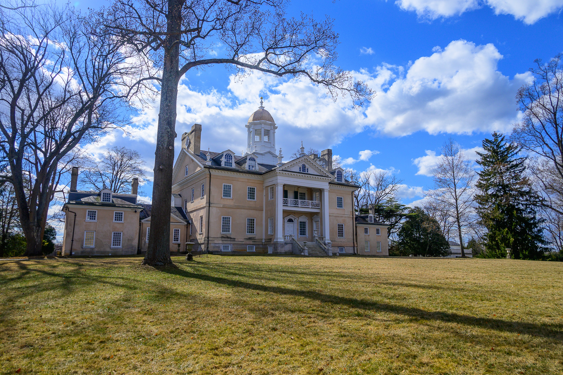 HAMP mansion northern clouds Mansion northern side with clouds