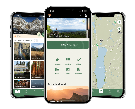A collection of smart phones showing the NPS App