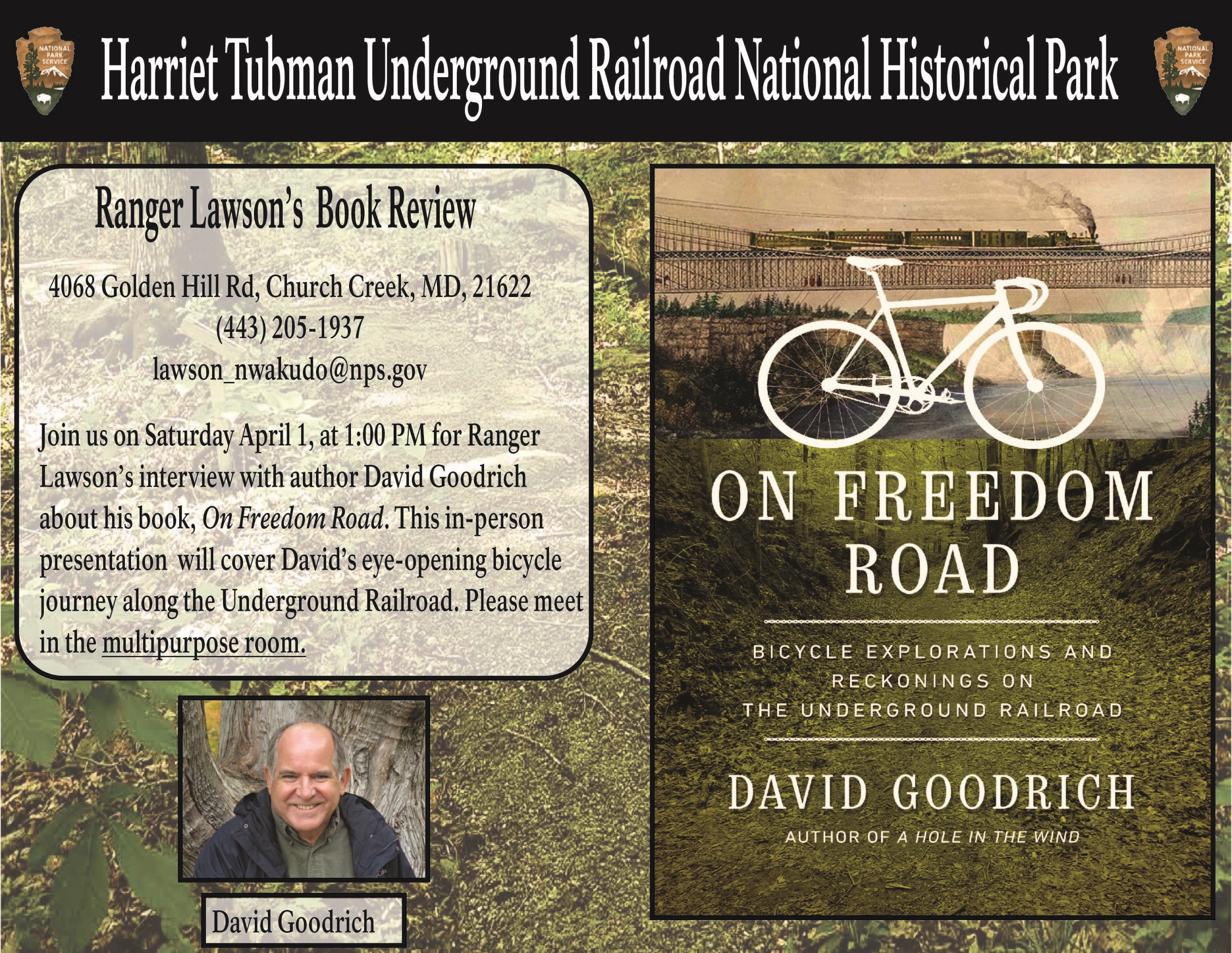 Ranger Lawson's Book Review 2 On Freedom Road: Bicycle Explorations and Reckonings on the Underground Railroad