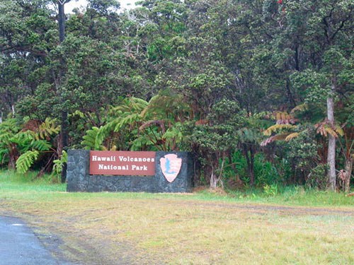 Entrance to Hawai‘i Volcanoes National Park
