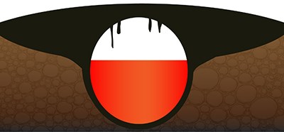 Illustration of stage 4 of lava tube formation