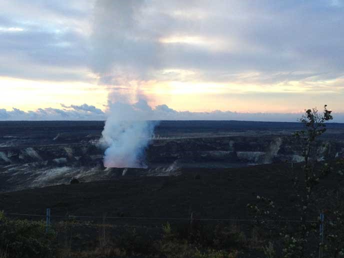 Halema‘uma‘u Crater at Sunrise