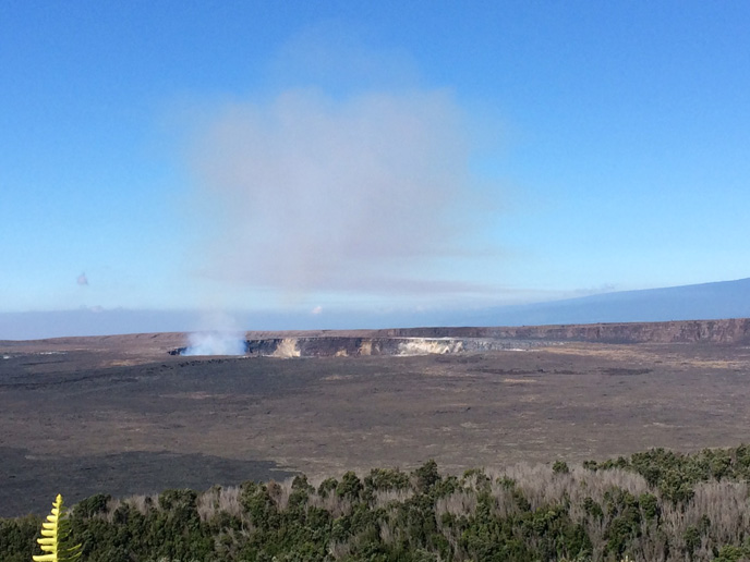 Halemaumau and Mauna Loa