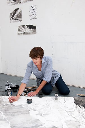 May artist in residence Emma Stibbon