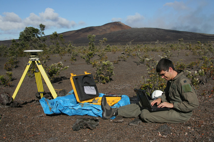 Mike Poland USGS HVO scientist