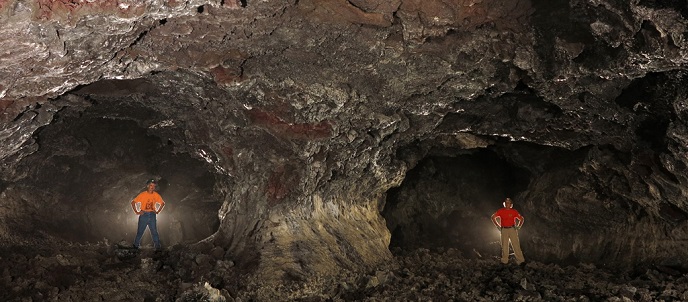 A lava cave